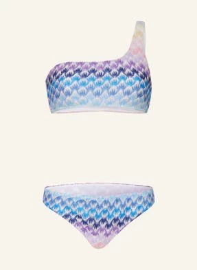 Missoni Bikini Na Jedno Ramię blau