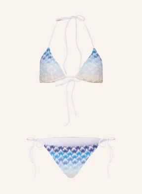 Missoni Bikini Trójkątne Z Błyszczącą Przędzą blau