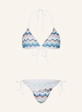 Missoni Bikini Trójkątne Z Błyszczącą Przędzą blau