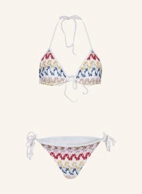 Missoni Bikini Trójkątne Z Błyszczącą Przędzą pink