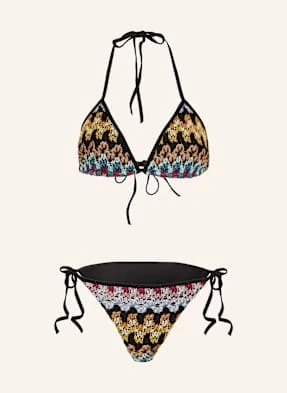 Missoni Bikini Trójkątne Z Błyszczącą Przędzą schwarz