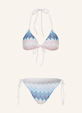 Missoni Bikini Trójkątne Z Błyszczącą Przędzą weiss