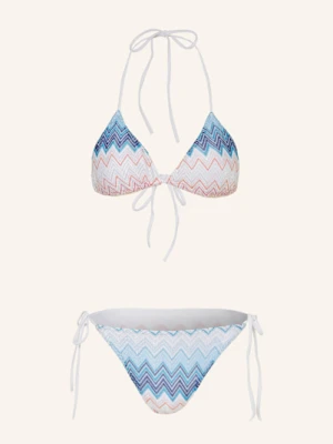 Missoni Bikini Trójkątne Z Błyszczącą Przędzą weiss