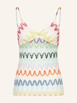 Missoni Bluzka Z Dzianiny Z Brokatową Przędzą weiss