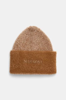 Missoni czapka kolor brązowy CP00PAD9828