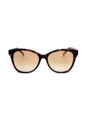 Missoni Damskie okulary przeciwsłoneczne w kolorze brązowo-żółtym rozmiar: 54