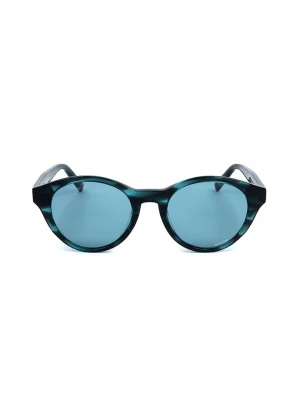 Missoni Damskie okulary przeciwsłoneczne w kolorze ciemnozielono-niebieskim rozmiar: 49