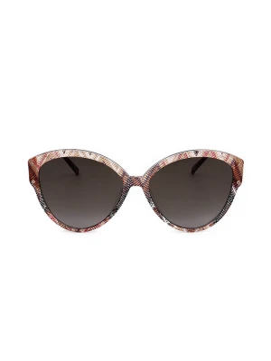 Missoni Damskie okulary przeciwsłoneczne w kolorze czarnym ze wzorem rozmiar: 59