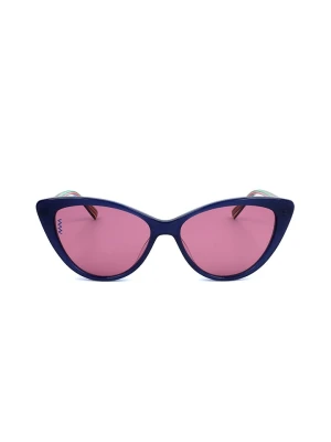Missoni Damskie okulary przeciwsłoneczne w kolorze granatowo-różowym rozmiar: 56