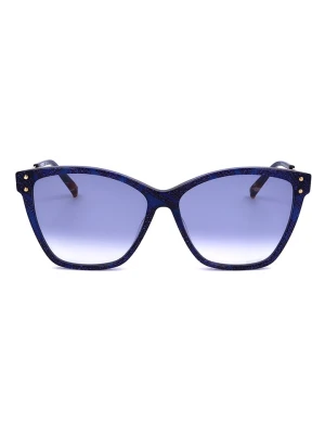 Missoni Damskie okulary przeciwsłoneczne w kolorze niebieskim rozmiar: 56