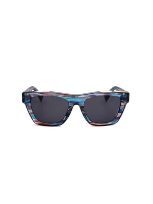 Missoni Damskie okulary przeciwsłoneczne w kolorze niebiesko-czerwono-czarnym rozmiar: 53