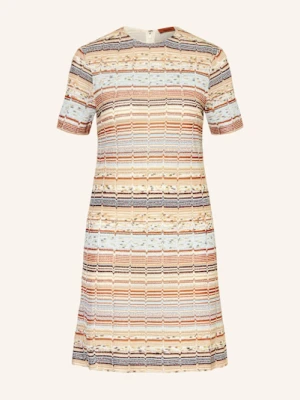 Missoni Dzianinowa Sukienka Z Błyszczącą Przędzą braun