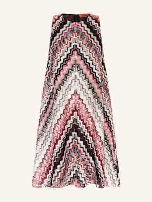 Missoni Dzianinowa Sukienka Z Błyszczącą Przędzą rosa