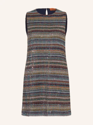 Missoni Dzianinowa Sukienka Z Cekinami I Błyszczącą Przędzą grau szary