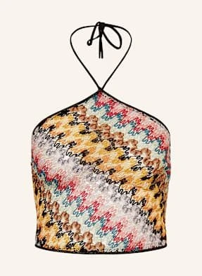 Missoni Dzianinowy Top Z Błyszczącą Przędzą schwarz