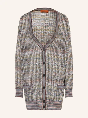 Missoni Kardigan Z Błyszczącą Przędzą I Cekinami braun brązowy