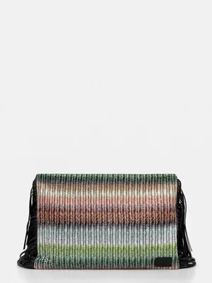 Missoni kopertówka Clutch Fringes kolor czarny MI10064F