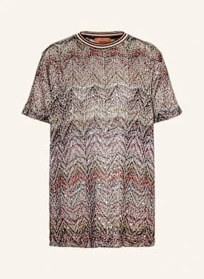 Missoni Koszulka Szydełkowa Caperdoni Z Błyszczącą Przędzą I Cekinami braun