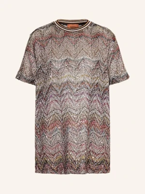 Missoni Koszulka Szydełkowa Caperdoni Z Błyszczącą Przędzą I Cekinami braun