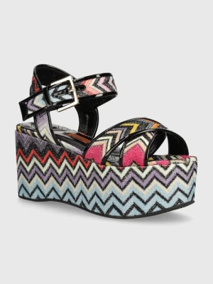 Missoni sandały Julia Wedge