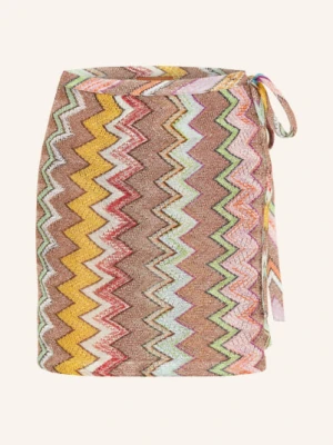 Missoni Spódnica Kopertowa Z Brokatową Przędzą braun