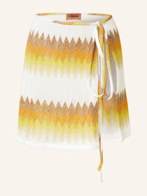 Missoni Spódnica Kopertowa Z Dzianiny Z Błyszczącą Przędzą gold