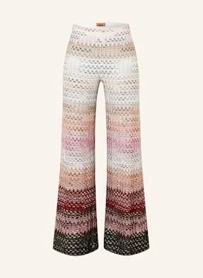 Missoni Spodnie Z Błyszczącą Przędzą rosa