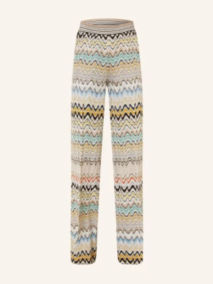 Missoni Spodnie Z Dzianiny beige