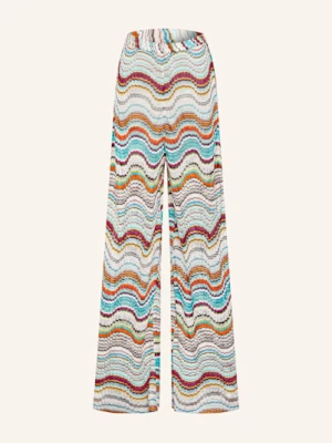 Missoni Spodnie Z Dzianiny Z Błyszczącą Przędzą braun
