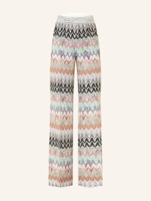 Missoni Spodnie Z Dzianiny Z Błyszczącą Przędzą weiss