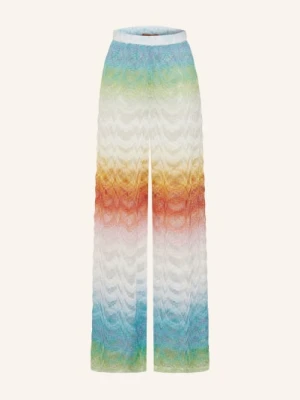 Missoni Spodnie Z Dzianiny Z Brokatową Przędzą blau