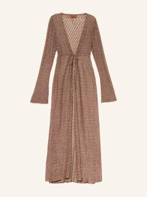 Missoni Sukienka Plażowa Z Błyszczącą Nicią braun