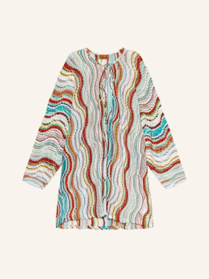 Missoni Sukienka Plażowa Z Błyszczącą Przędzą braun