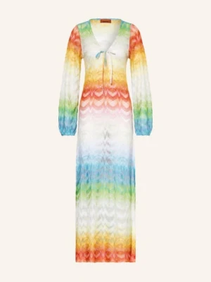 Missoni Sukienka Plażowa Z Brokatową Przędzą blau