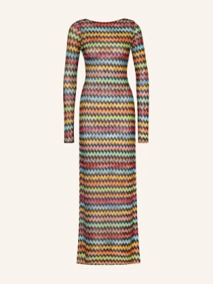 Missoni Sukienka Plażowa Z Brokatową Przędzą schwarz
