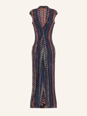 Missoni Sukienka Wieczorowa blau beżowy