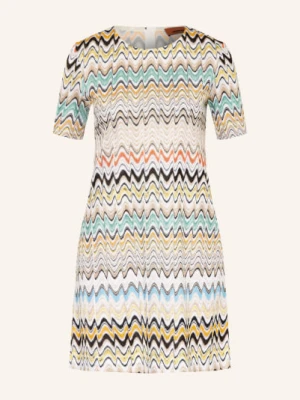 Missoni Sukienka Z Dzianiny beige