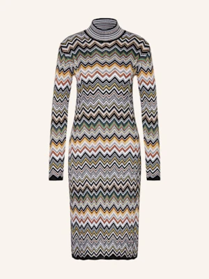 Missoni Sukienka Z Dzianiny schwarz