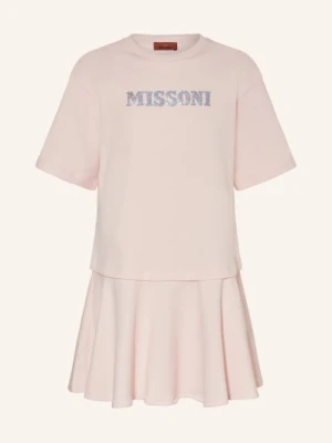 Missoni Sukienka Z Ozdobnymi Kamykami rosa