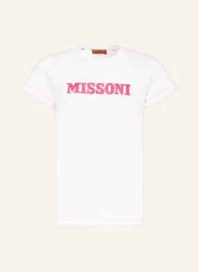 Missoni T-Shirt Z Cekinami pink