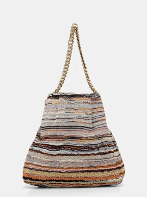 Missoni torebka Drawstring Pouch Chain kolor szary MI10070F