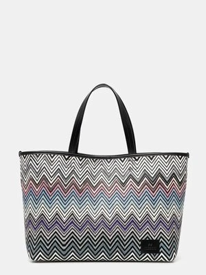 Missoni torebka kolor czarny MI10045F