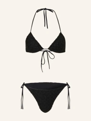 Missoni Trójkątne Bikini Z Błyszczącą Nicią schwarz