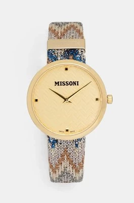 Missoni zegarek damski kolor złoty MWY202322