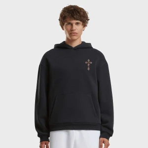 Mister Tee Heavenly Prayers Fluffy Hoody mężczyźni Bluzy czarny rozmiar Odzież