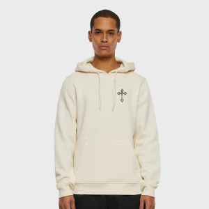 Mister Tee Holy Cross Hoody mężczyźni Bluzy beż rozmiar Odzież