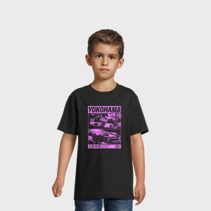 Mister Tee - Kids Yokohama Race uniseks T-Shirts czarny rozmiar Odzież