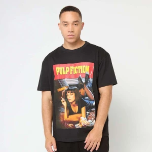 Mister Tee Pulp Fiction Clean Oversize mężczyźni T-Shirty i Polo czarny rozmiar Odzież