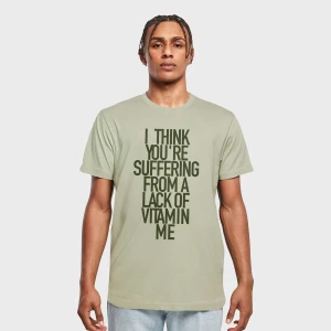 Mister Tee Vitamin Me mężczyźni T-Shirty i Polo zielony rozmiar Odzież