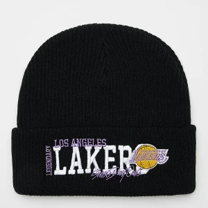 Mitchell & Ness Billboard Knit HWC NBA Los Angeles Lakers uniseks Czapki beanie czarny rozmiar Akcesoria